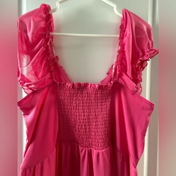 🩷 Adorable Bright Pink Dress - Picture 6 of 6